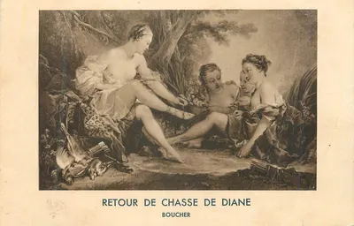 Retorno de caça de Diana — Boucher