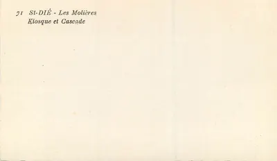 Kioszek i Skarpa — St-Dié - Les Molières — Rewers