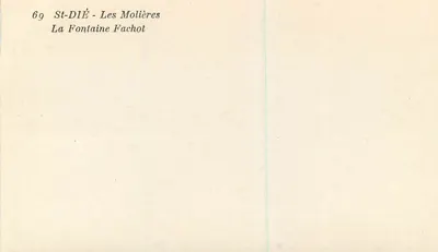 Las — ścieżka z kamieniem — St-DIÉ - Les Molières — Rewers