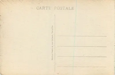 Versailles - Galeria das Arcadas - Sala da Assinatura da Paz em 1919 — Verso