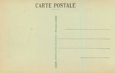 Granica francusko-szwajcarska — Widok z drogi Brenets do Saut du Doubs — Wydawca CJB, nr 345 — Rewers