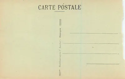 Franco-Swiss grens — Doubs sprong (27 m) — C.L.B. — Achterkant