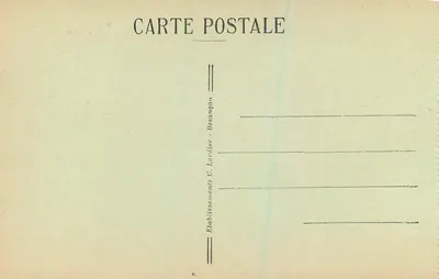 Franco-Swiss grens — Doubs sprong (Hoogte 27 m) — C.-L.-B — Achterkant