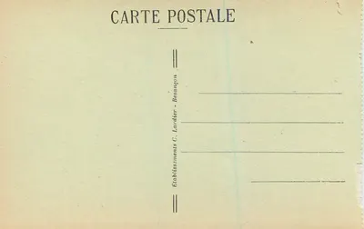 Granica francusko-szwajcarska — Baseny Doubs, 4. Basen, strona szwajcarska — Hotel — Wydawca C. Lardier, Besançon, n° 918 — Rewers
