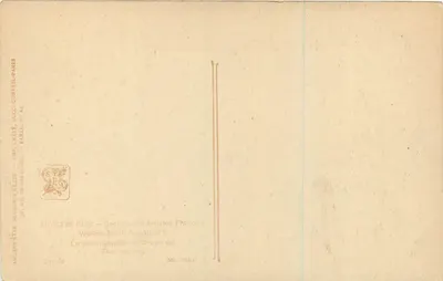 Zamek na wzgórzu — widok porannego — William Didier-Pouget, Towarzystwo Artystów Francuskich — Rewers