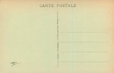 Katedra w ROUEN — Grobowiec Louisa de Bréze — Wydawca kart 'La Cigogne' — Rewers