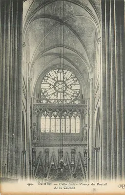 Rouen — Catedral — Roseta da Porta
