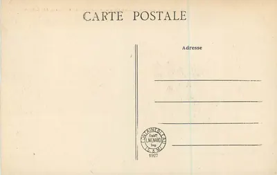 Palácio de Fontainebleau — O Castelo e o Lago das Carpas — Editor Lemenard, n°8 — Verso