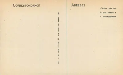 FONTAINEBLEAU — La Forêt — La Mare aux Fées — LL — Verso