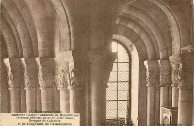 Antiga Capela Abbatial das Beneditinas — Monumento Histórico dos Séculos XI e XII — Mericienval (Oise) — Foto P. Ducos, Pontoise