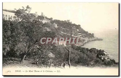 Nice — O Monte Boron e o Castelo — LL. — N° 213