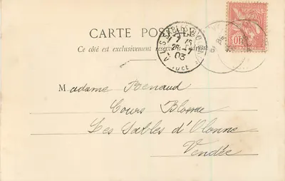 Guérande - La Porta San Michel — Collezione G. I. D. di Nantes, n° 292 — Verso