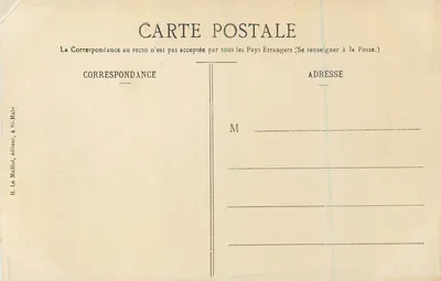 St-Lunaire — A vista de um dia de tempestade — H. Le Maillo, editor — Verso