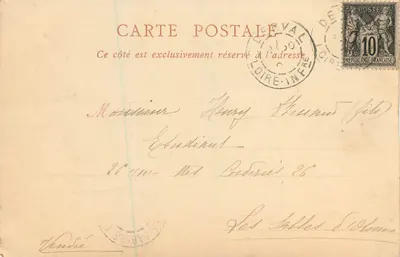 Rennes — Pałac Sądowy — Mary-Rousselet — Rewers