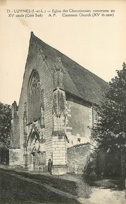 Luynes (Loir-et-Cher) — Igreja das Canoessas, construída no século XV — A.P. (editor)