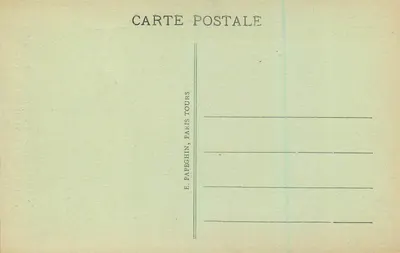 Tours (Indre-et-Loire) - Wierzchołek schodów klasztoru Psalette (XV i XVI wiek) - A. P. — Rewers