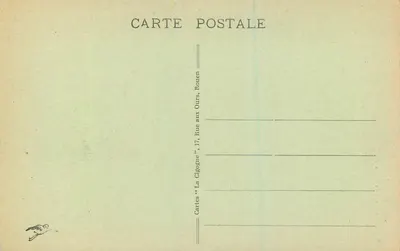 Rouen — Dom Diany z Poitiers — Karty 'La Cigogne' — Rewers