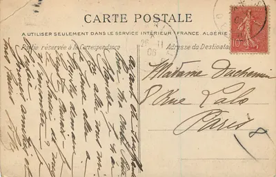 Castelo de O - Fachaça — Environs de Argentan — Lib. Leroyen, Argentan — Verso