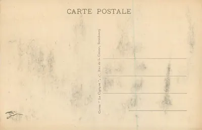 Sellestat — Torre da Bruxa — Cartas 'A Coruja', Strasbourg — Verso