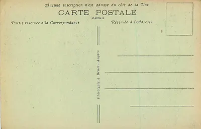 Angers — Hotel Pincé — wydawca A. B. — Rewers