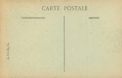 MARSEILLE — Fontaine Cantini — Bas-reliefs: "Le Torrent" — Rewers