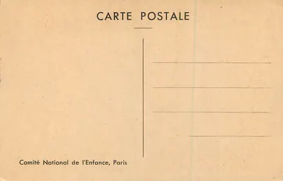 Le Nain — Portrait d'Enfant — Photo Giraudon — Verso