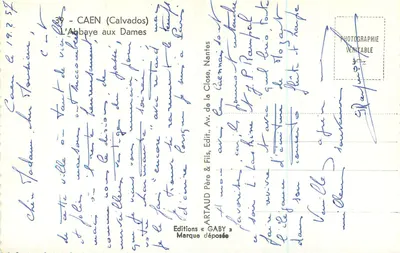 Abbey of the Ladies — Caen (Calvados) — GABY — Back