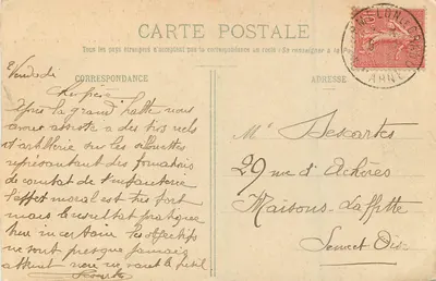 Camp de Châlons - A Pirâmide — Livraria Militar Guérin, Mourmelon — Verso