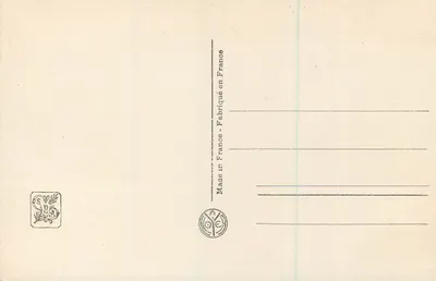 Droga wioski — efekt księżyca — Maurice Grun — Salon de Paris — n° 7001 — Rewers
