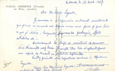 La Gigogne — Puente sobre un arroyo en el bosque — IA* GIGOGNE — Reverso