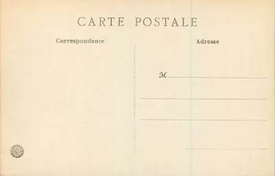 Lyon - Estação de Perrache, Hotel Terminus e Hospício Debrousse — B.F., PARIS — Verso