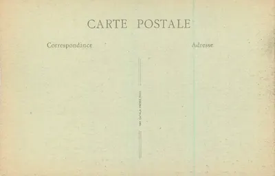 Parc de la Tête d'Or - La Buvette et le Lac - Effet de nuit — B. F., PARIS — Verso