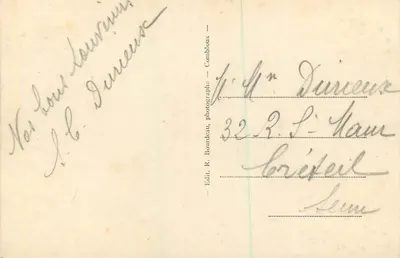 Przełęcz Arbois zimą (1.800 m) — Combloux (Hte-Savoie) — R. Bourdeau — Rewers