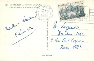 Cauterets - La Raillière - Les Griffons - Petit St-Sauveur et le Gave de Jérét — Wydawnictwo Foto Autentyczne — Rewers