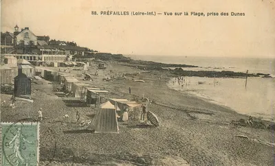 Préfailles (Loire-Inf.) — Vista da Praia, tirada das Dunas