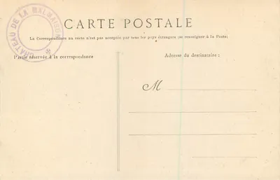 La Malmaison sob o Império — O Templo do Amor, segundo uma gravura da época — G. Baudinière, Nanterre — Verso