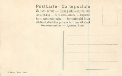 Het Paradijs — L. Cranach — J. Löwy, Wenen 1906 — Achterkant