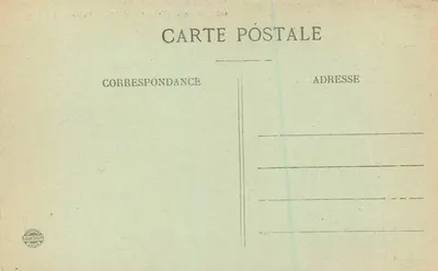 Linha Ferroviária de LA MURE — Passagem da Rivoire — Éditeur G. GOUTAGNY, ÉVIAN — Verso