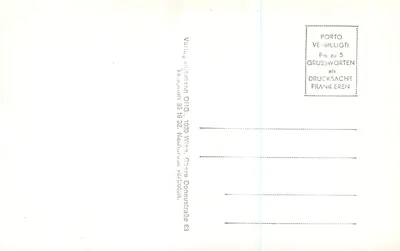 Viena, Castelo de Schönbrunn com Gloriette — edição Verlag Ohlig, n° 5119 — Verso