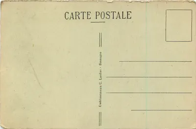 Thann — De Ruïnes van het Engelbourg — C. Lardier, Besançon — Achterkant