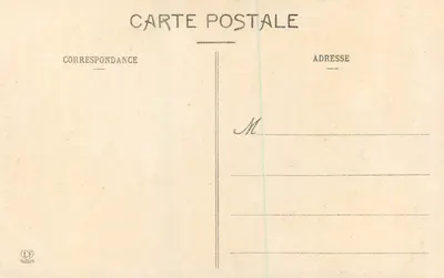Pau - A Fonte da Avenida Thiers — obra de M. Gabard, doação de M. Latapie — Fototipia Labrecque, Pirineus — Verso