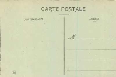 Widok na Jezioro i Wysokość Midi de Bigorre — Dolne Pireneje — Phototype Lasbouche Frères Toulouse — Rewers