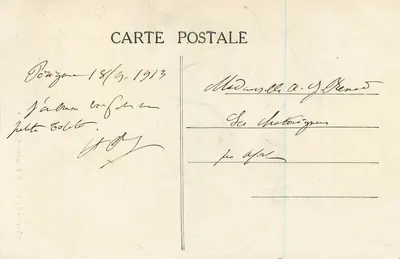 Périgueux — Igreja de São Martinho — Livraria Fenelon, O. Domage, Périgueux — Verso