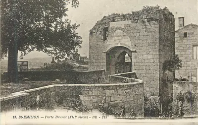 St-ÉMILION — Porte Brunet (século XIII) — BR - 245