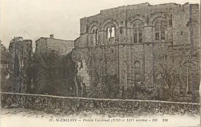St-Émilion — Palácio Cardinal (séculos XIII e XIV) — BR 219