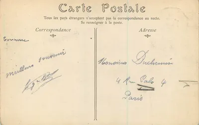 Tonnerre — Kasa Oszczędności (dawniej Hotel d'Uzès), Własna brama — ND. Fot. — Rewers