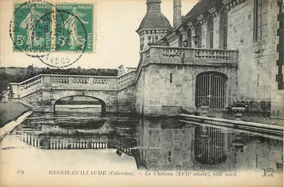 Mesnil-Guillaume (Calvados) — O Castelo (século XVII), lado norte. — J.N.D. Fot.