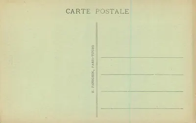 Tours (Île-et-Loire) - Wejście do schodów klasztoru Psalette - XV i XVI wiek - A. P. — Rewers