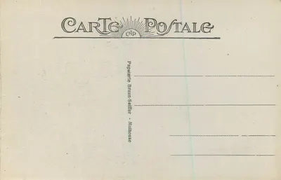 Mulhouse - Sąd Kolegiacki — wydawca Papeterie Braun-Seiffer, nr 59 — Rewers
