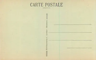 Col des Roches — Granica francusko-szwajcarska — C.L.B. n°816 — Rewers